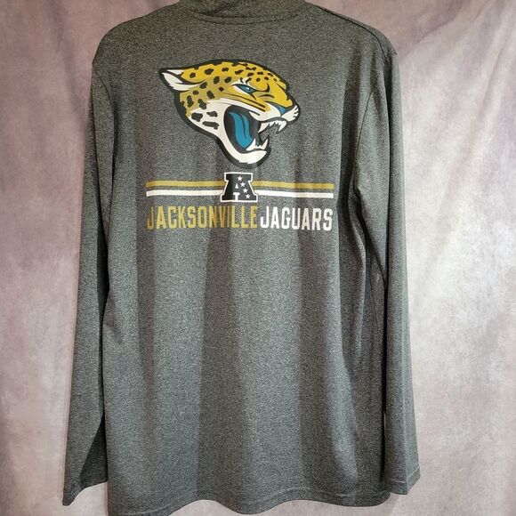 NFL Gray Quarter-Zip Pullover with Team Logo - Picture 4 of 7